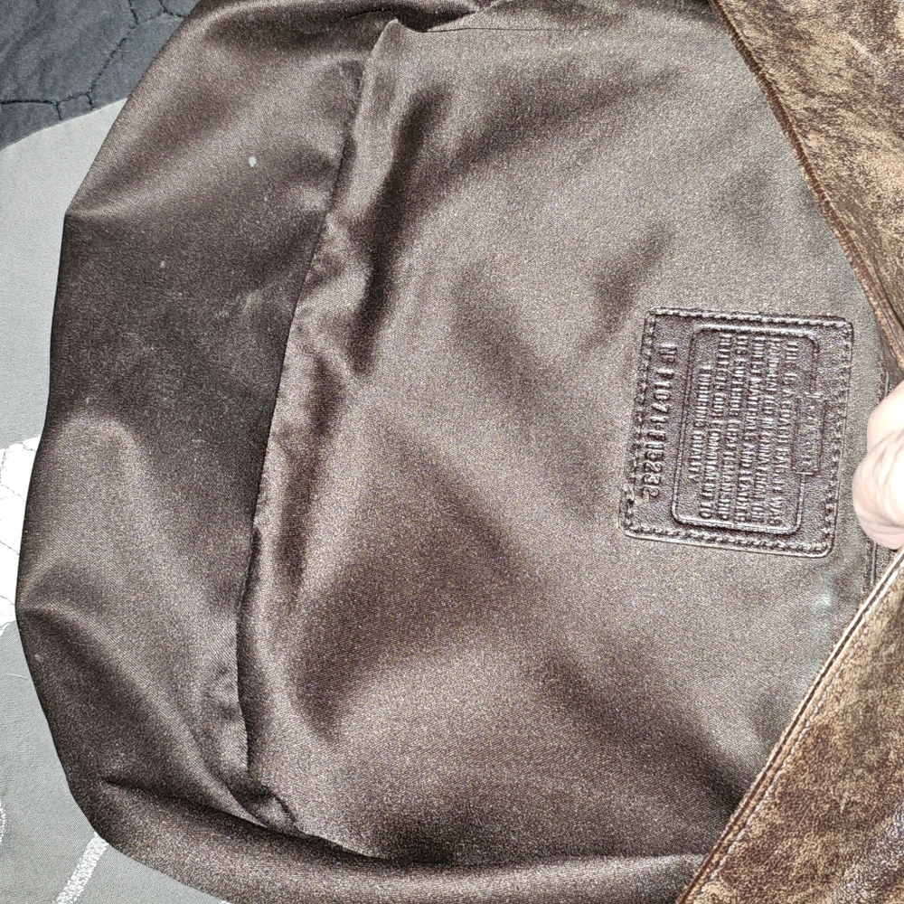 Authentic older vintage beautiful coach purse